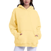 FAIABLE Unisex Hoodies Pullover Oversized Hoodie Plush Fleece Hooded Sweatshirt Vintage Heavyweight Hoodie Cotton Big and Tall Hoodies for Men Couples Workout College Streetwear Sweaters Tops