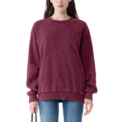 FAIABLE Sweatshirt for Women Oversized Waffle Crewneck Sweatshirts Unisex Fashion Pullover Hoodies Sweaters Outfits