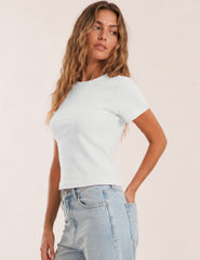 Soft Stretch Cropped Baby Tee