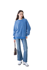 FAIABLE Sweatshirt for Women Oversized Waffle Crewneck Sweatshirts Unisex Fashion Pullover Hoodies Sweaters Outfits