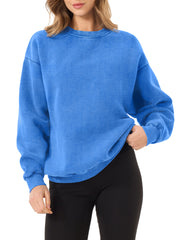 Acid Wash Heavyweight Crewneck Sweatshirt
