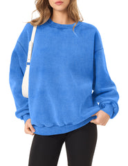 Acid Wash Heavyweight Crewneck Sweatshirt