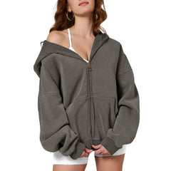 Vintage Double Zip Up Hoodie