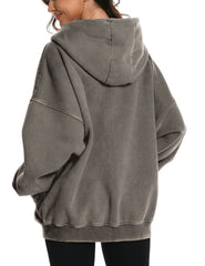 Vintage Double Zip Up Hoodie