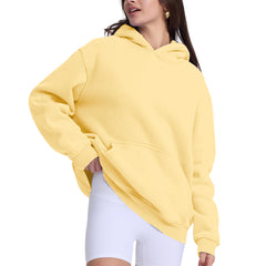 FAIABLE Unisex Hoodies Pullover Oversized Hoodie Plush Fleece Hooded Sweatshirt Vintage Heavyweight Hoodie Cotton Big and Tall Hoodies for Men Couples Workout College Streetwear Sweaters Tops