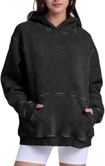 FAIABLE Zip Up Hoodie Mens Sweatshirt Oversized Cropped Hoodie for Men Heavy Weight Fleece Hoodies with Pockets