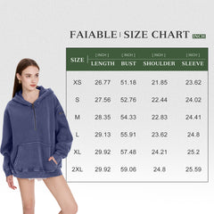 FAIABLE Womens Hoodies Fleece Fall Fashion Outfits Half Zip Sweatshirts Winter Jackets Oversized Pullover Tops Clothes 2025
