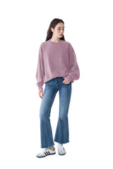 FAIABLE Sweatshirt for Women Oversized Waffle Crewneck Sweatshirts Unisex Fashion Pullover Hoodies Sweaters Outfits