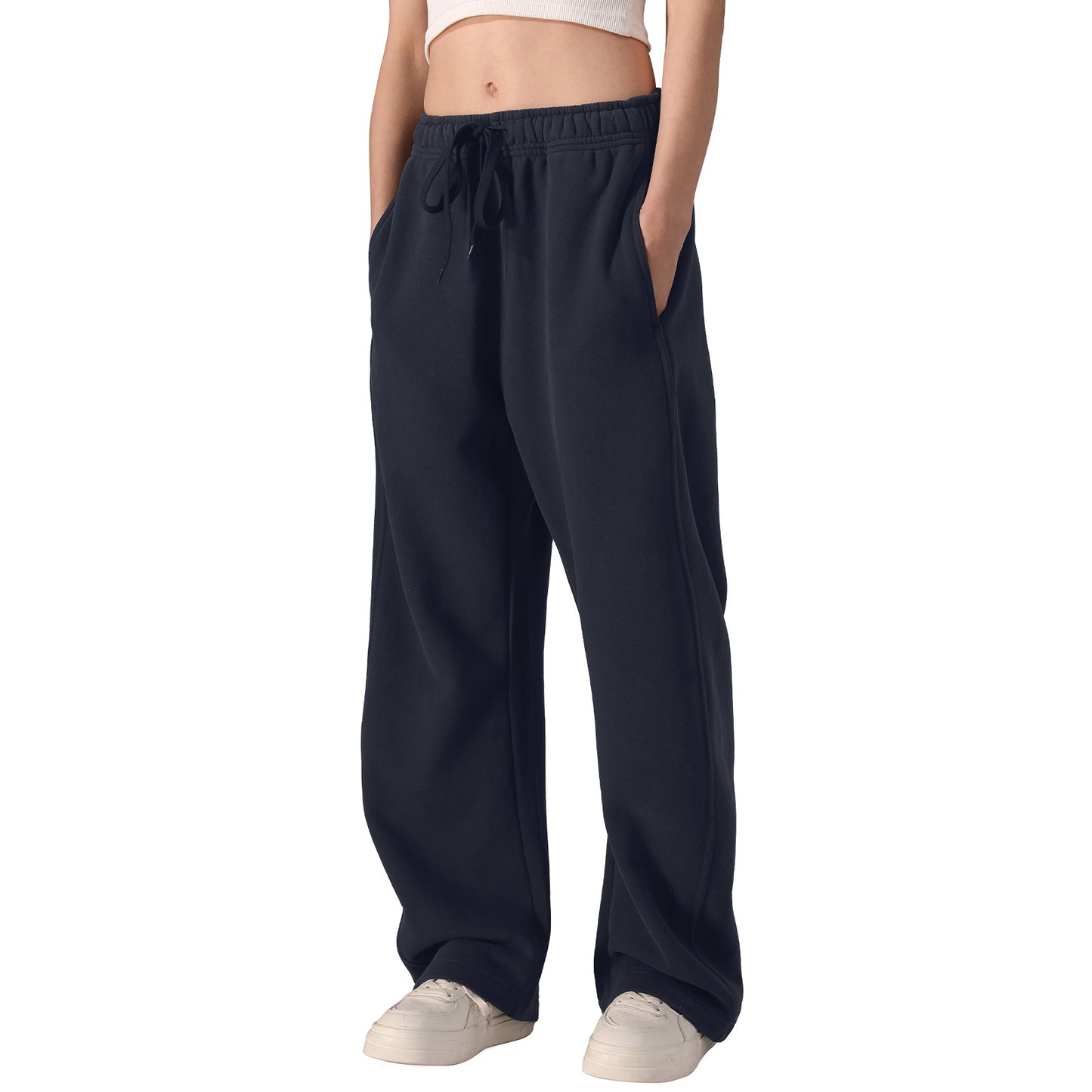 FAIABLE Bend Blade Washed Unisex Sweatpants Elastic