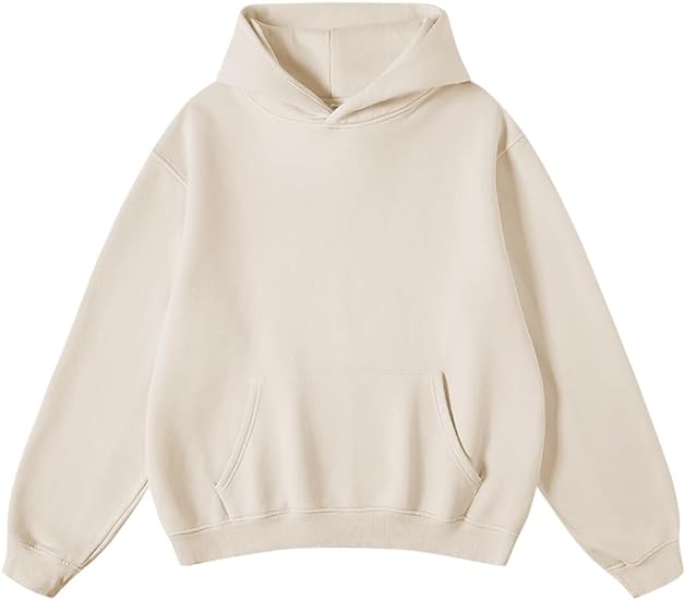 FAIABLE Ultimate Comfort Oversized Fleece Lined Sweatshirt