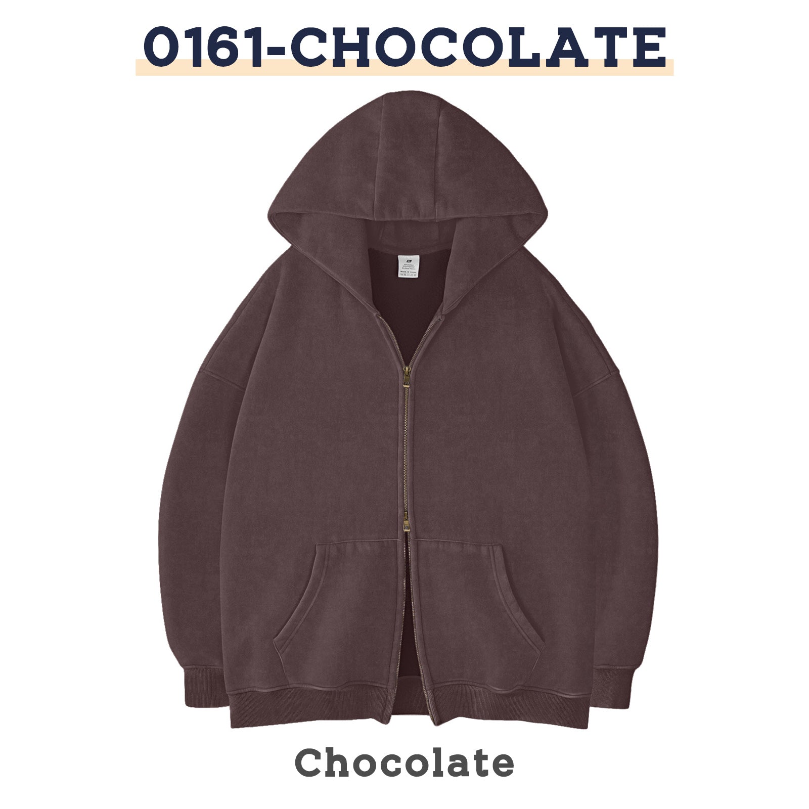 Faiable Women's Double Zip Up Oversized Acid Wash Hoodie Heavyweight Fleece Cotton for Casual Outings and Everyday Wear