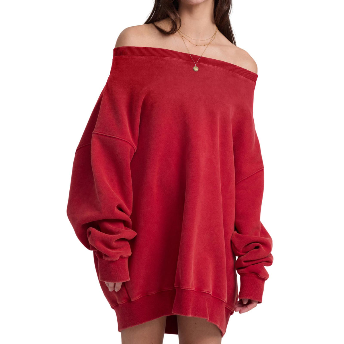 FAIABLE Womens Off the Shoulder Oversized Sweatshirts